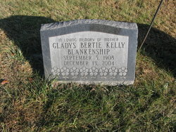 Gladys Bertie <I>Kelly</I> Blankenship 