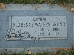 Florence <I>Waters</I> Bruno 