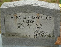 Anna M <I>Chancellor</I> Grisso 