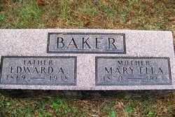 Mary Ella <I>Bridgewater</I> Baker 