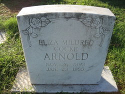 Eliza Mildred <I>Cocke</I> Arnold 