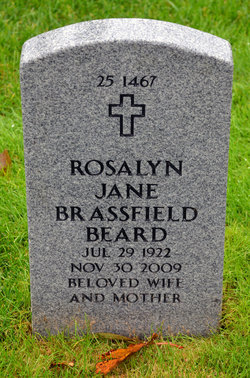 Rosalyn Jane <I>Johnston</I> Beard 