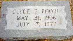 Clyde Ewing Poore 