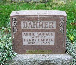 Annie Niergarth <I>Schaus</I> Dahmer 