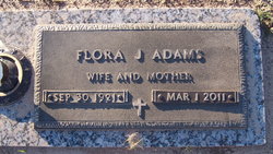 Flora J Adams 