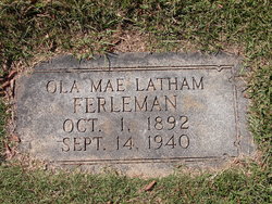 Ola Mae <I>Latham</I> Ferleman 