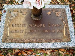 Bessie <I>Moore</I> Evans 
