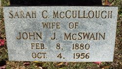 Sarah C. <I>McCullough</I> McSwain 