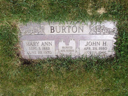 Mary Annie <I>Carter</I> Burton 