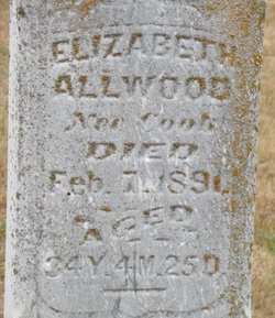 Elizabeth <I>Cook</I> Allwood 