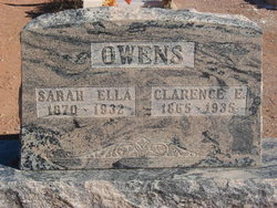 Sarah Ella <I>Hatch</I> Owens 