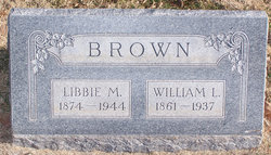 Elizabeth May “Libbie” <I>Noble</I> Brown 