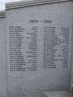 War Memorial-WWI 