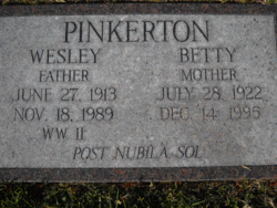 Betty <I>Timmons</I> Pinkerton 