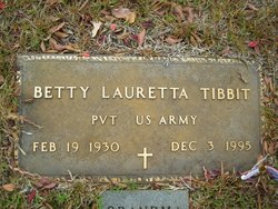 Lauretta Griffin “Betty” <I>Sutton</I> Tibbit 