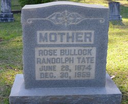 Rose <I>Bullock</I> Randolph Tate 