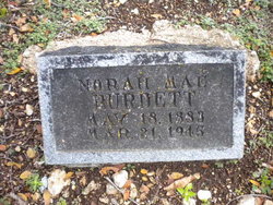 Nora May <I>Bowlin</I> Burdett 