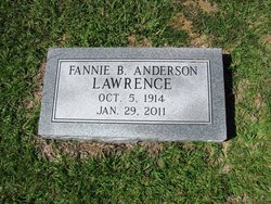 Fannie Noblin “Snooks” <I>Barnes</I> Anderson Lawrence 