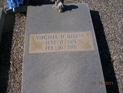 Virginia Laura <I>Durham</I> Devane 