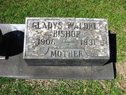 Mary Gladys <I>Waldrop</I> Bishop 
