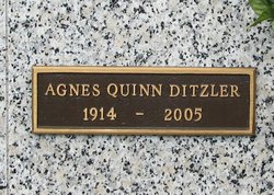 Agnes <I>Quinn</I> Ditzler 
