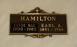 Clyde Mae <I>Badley</I> Hamilton 