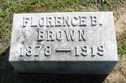 Florence Belle <I>Tichenor</I> Brown 