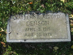 Katherine <I>Alvord</I> Denson 