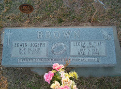 Leola Marjory “Lee” <I>Phillips</I> Brown 