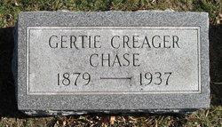 Gertrude May “Gertie” <I>Creager</I> Chase 