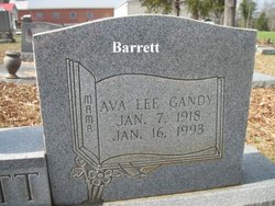 Ava Lee <I>Gandy</I> Barrett 