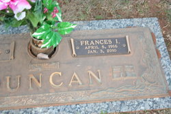 Frances Irene <I>Stokes Daniels</I> Duncan 