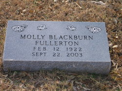 Mary Frances “Molly” <I>Blackburn</I> Fullerton 