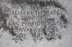 Ada Ruth <I>Murchison</I> Cates 