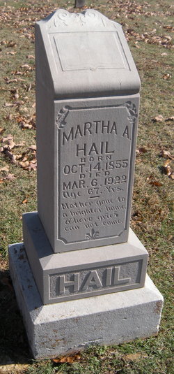 Martha Ann <I>Booth</I> Hail 