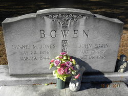 Fannie M. <I>Jones</I> Bowen 