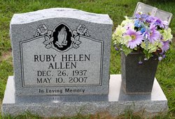 Ruby Helen <I>Allen</I> Tryals 