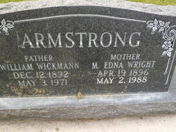 Margaret Edna <I>Wright</I> Armstrong 