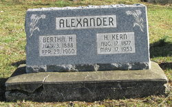 Bertha Luella <I>Hayward</I> Alexander 
