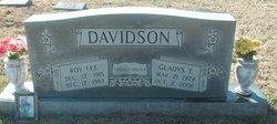 Gladys Veatrice <I>Tidwell</I> Davidson 