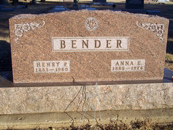 Anna Elizabeth <I>Schneider</I> Bender 
