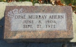 Opal <I>Murray</I> Ahern 