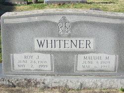 Maudie Elizabeth <I>Martin</I> Whitener 
