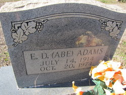 E. D.Abe Adams 