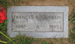 Frances <I>Brockett</I> Conklin 