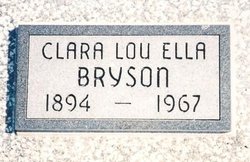 Clara Lou Ella <I>Fowler</I> Bryson 