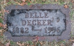 Mary Isabelle “Belle” <I>Akright</I> Decker 