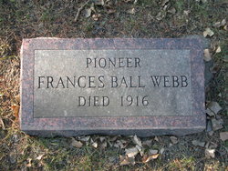 Frances <I>Ball</I> Webb 
