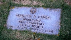 Pvt. Marion D. Cook 