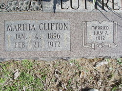 Martha <I>Clifton</I> Luttrell 